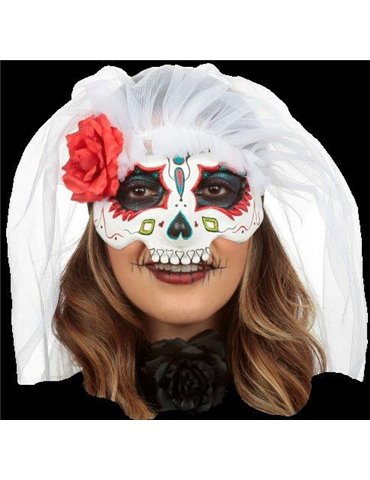 Mask Eye Day of the Dead Catrina & Veil