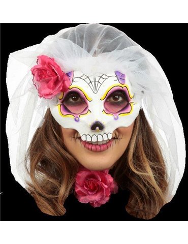 Mask Eye Day of the Dead Catrina & Veil