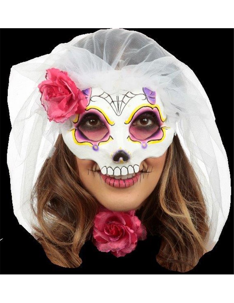 Mask Eye Day of the Dead Catrina & Veil