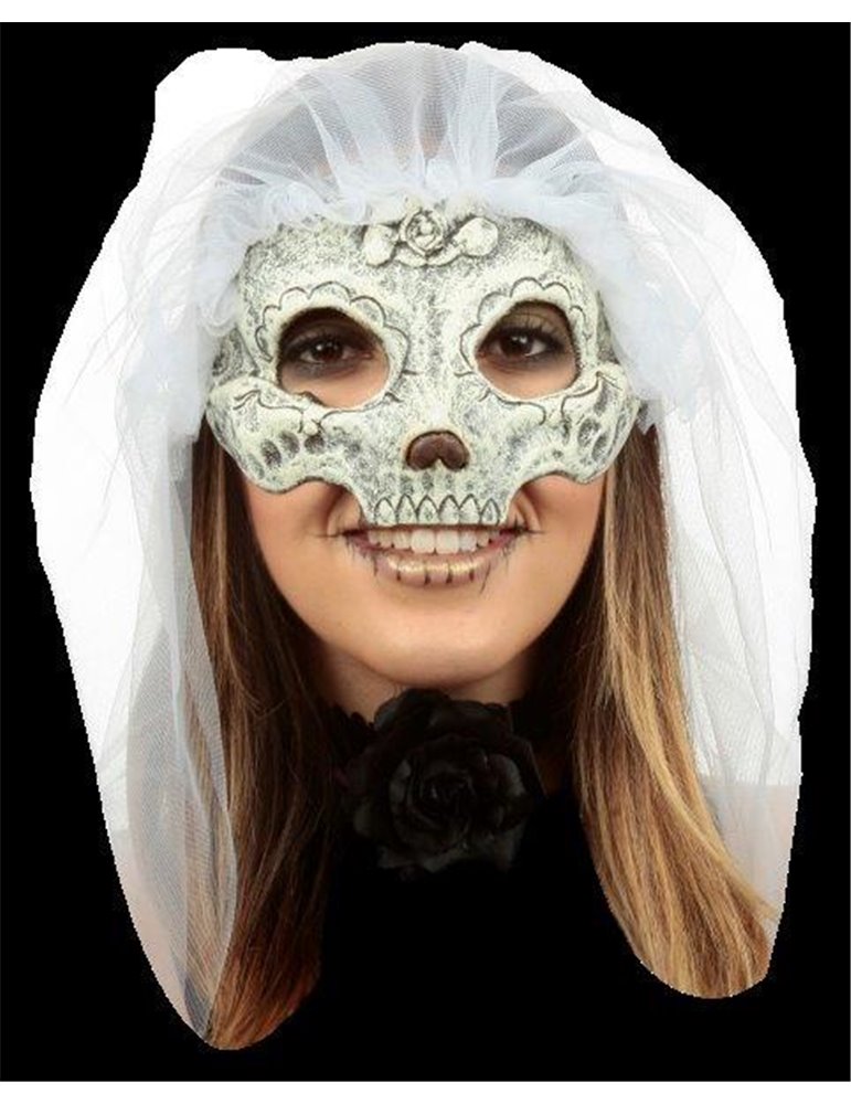 Mask Eye Day of the Dead Catrina & Veil