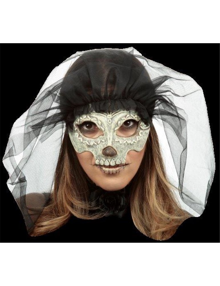 Mask Eye Day of the Dead Catrina & Veil