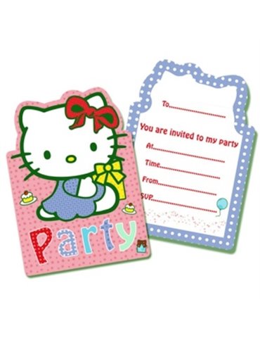 Hello Kitty Party Invite - 6