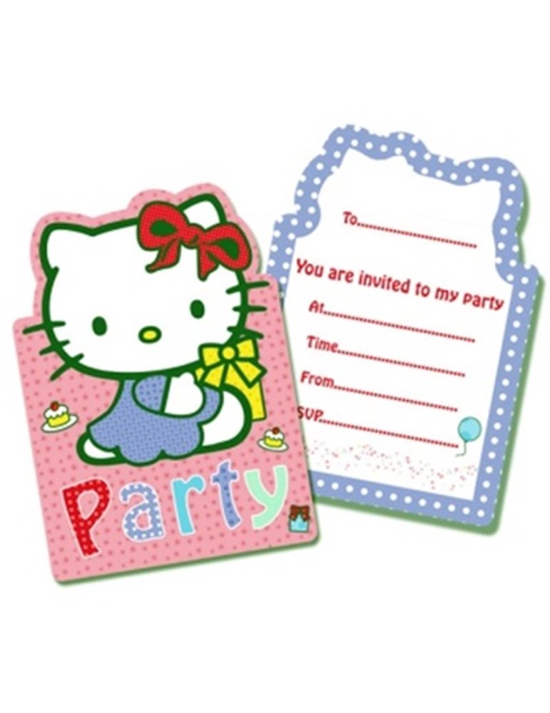 Hello Kitty Party Invite - 6