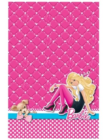 Party Table Cover Barbie 1.38 x 1.85m