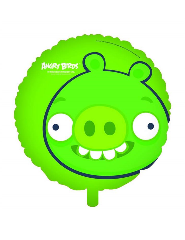 Balloon Foil - Angry Birds Green