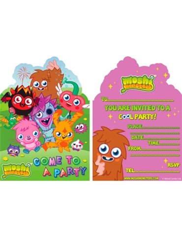 Card Invitations Moshi Monsters - 6