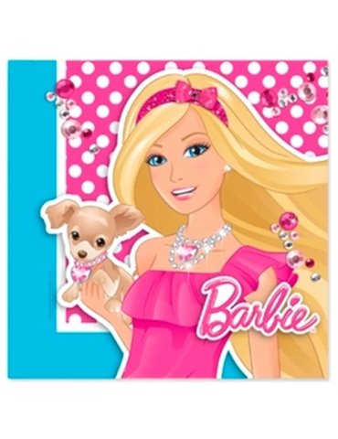 Party Napkins Barbie Design - 16