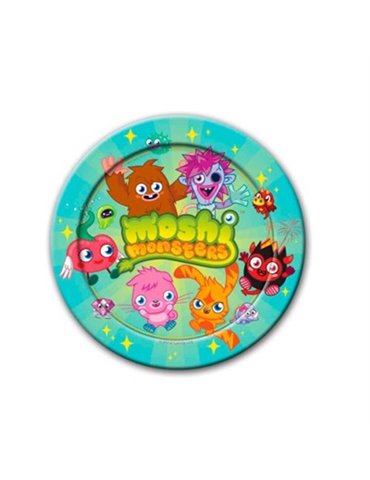 Party Plates Moshi Monsters 8's