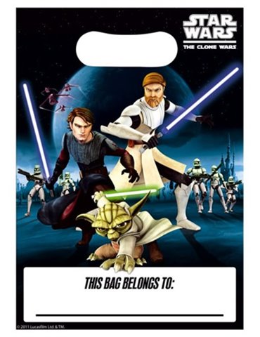 Party Loot Bag Clone Wars (Star Wars) 8s