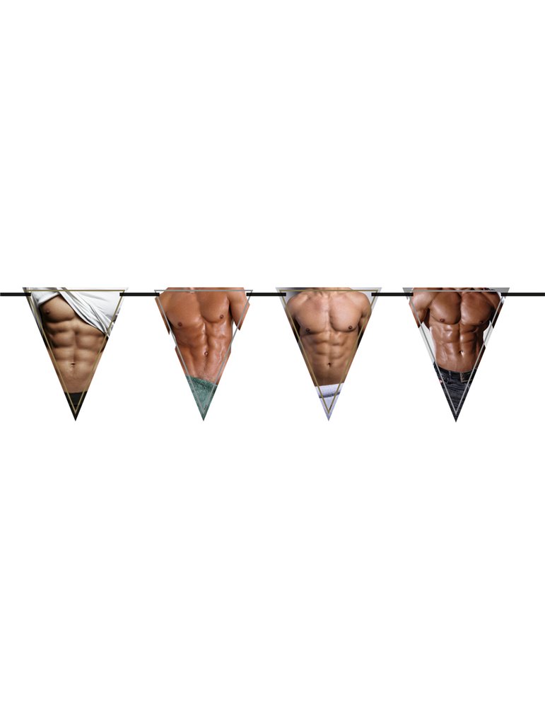 Bunting Happy Birthday Six Pack Men 6m