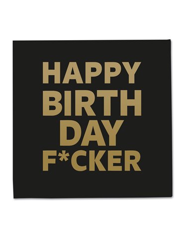 Party Napkins Happy Birthday Fcker 20's