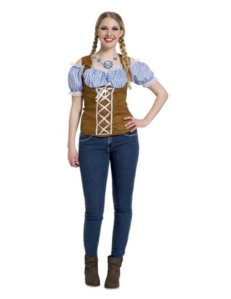 Oktoberfest Blue Top S/M