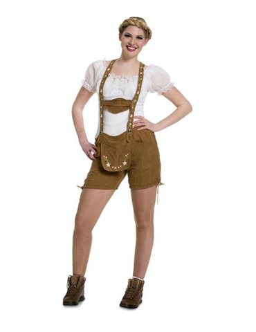 Oktoberfest Lederhosen Female L/XL