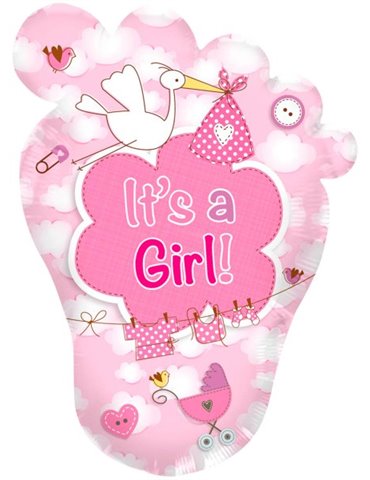 Balloon Foil - Baby Its a Girl