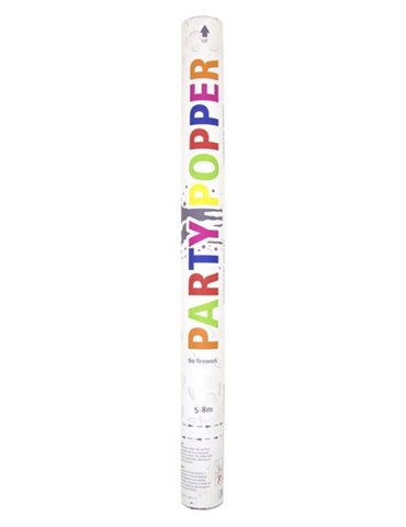 Party Cannon 57cm Confett White