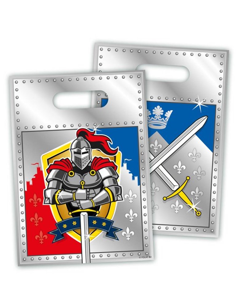 Knights Birthday Loot Bags 8's