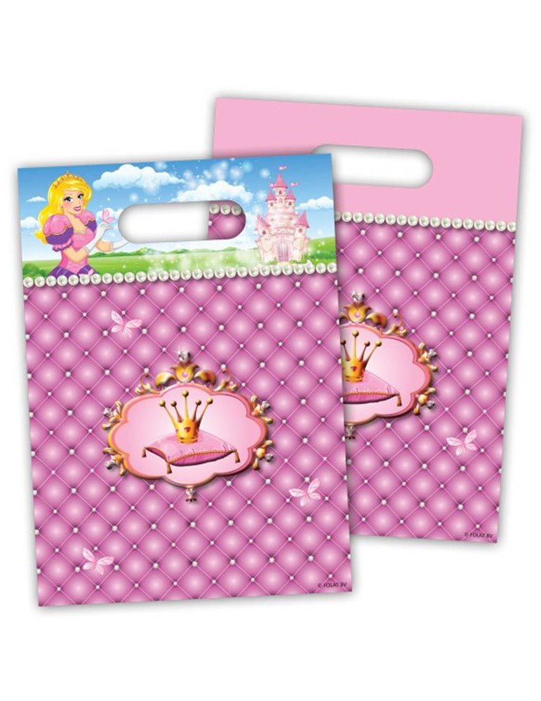 Princess Birthday Loot Bags 6's