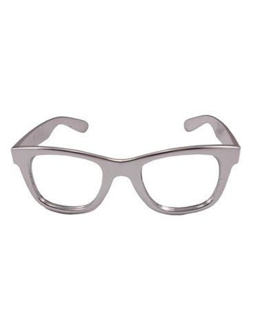 Party Glasses BB Metallic Silver