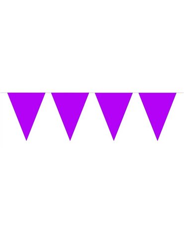 Bunting Plain Purple XL 10m