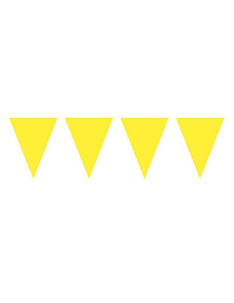 Bunting Plain Yellow XL 10m