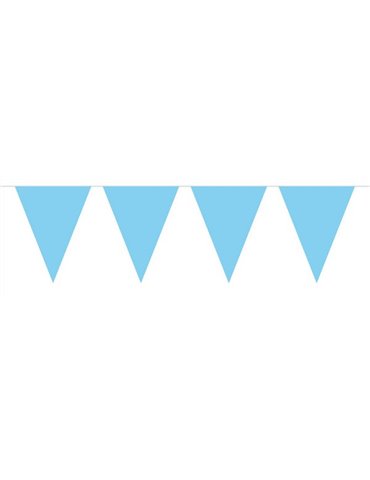 Bunting Plain Blue Baby XL 10m