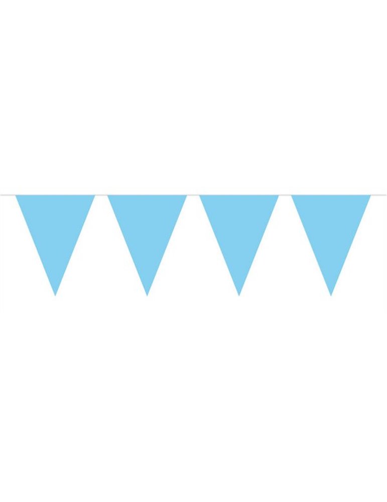 Bunting Plain Blue Baby XL 10m