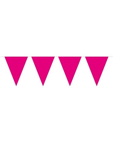 Bunting Plain Magenta Mini 3m