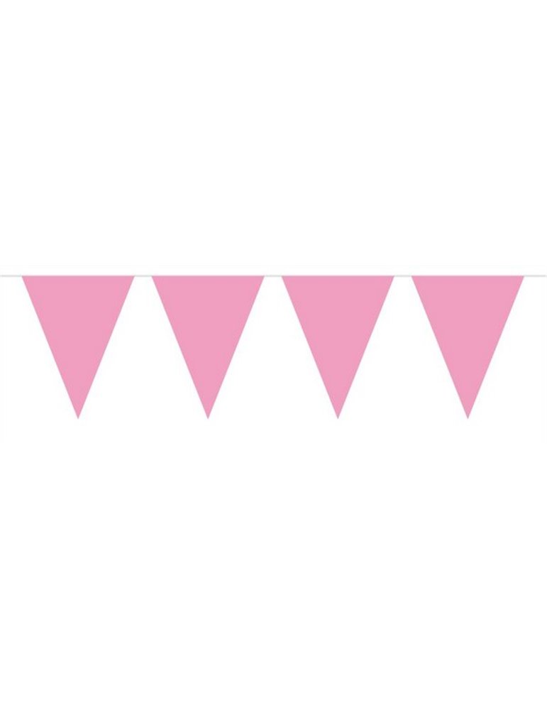 Bunting Plain Pink Baby Mini 3m