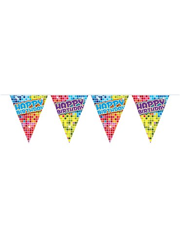 Bunting Happy Birthday 6m