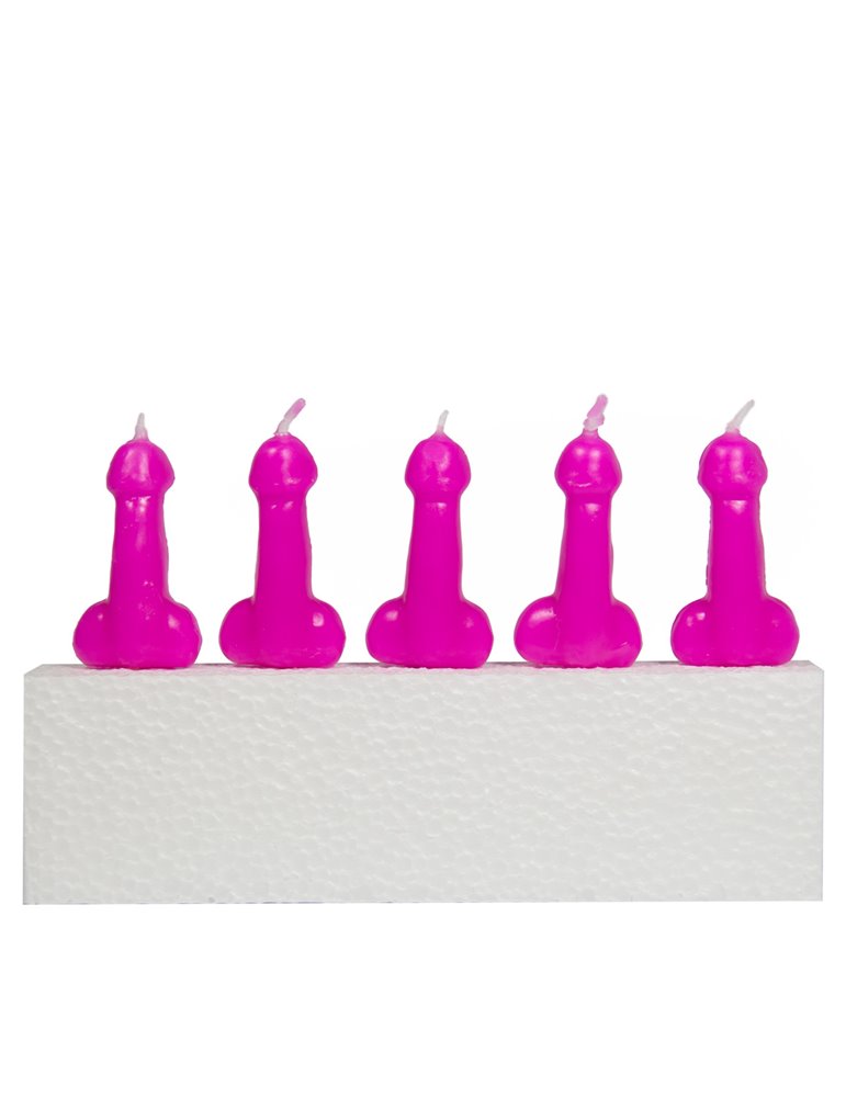 Hen Party Penis Candles 5's