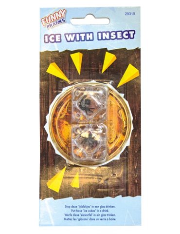 Funny Joke Bug - Ice Cube with Insect