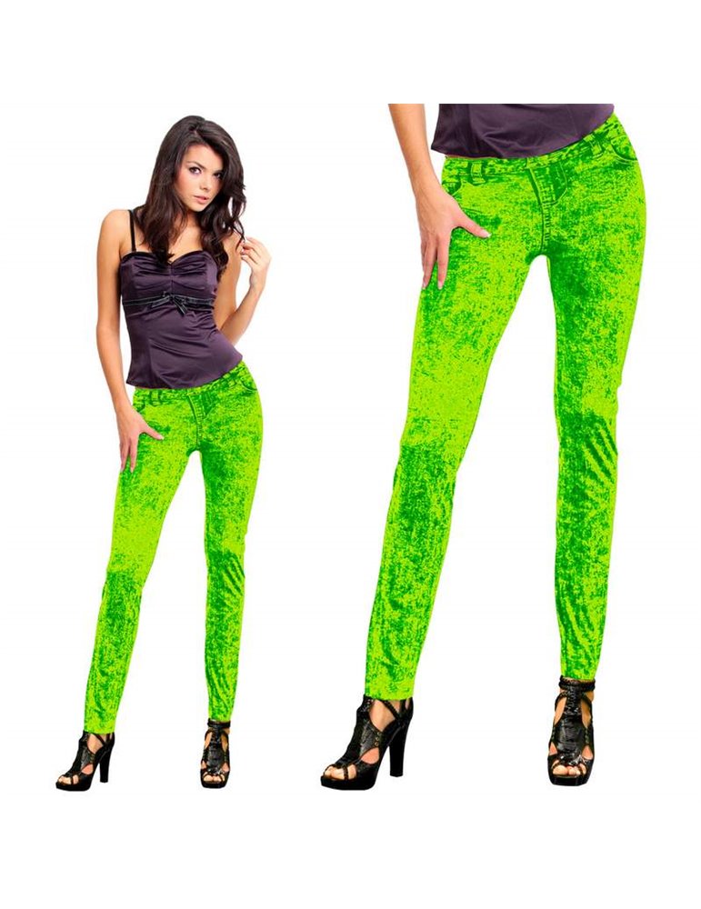 Jean Legging Neon Green