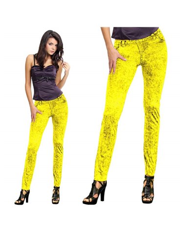 Jean Legging Neon Yellow