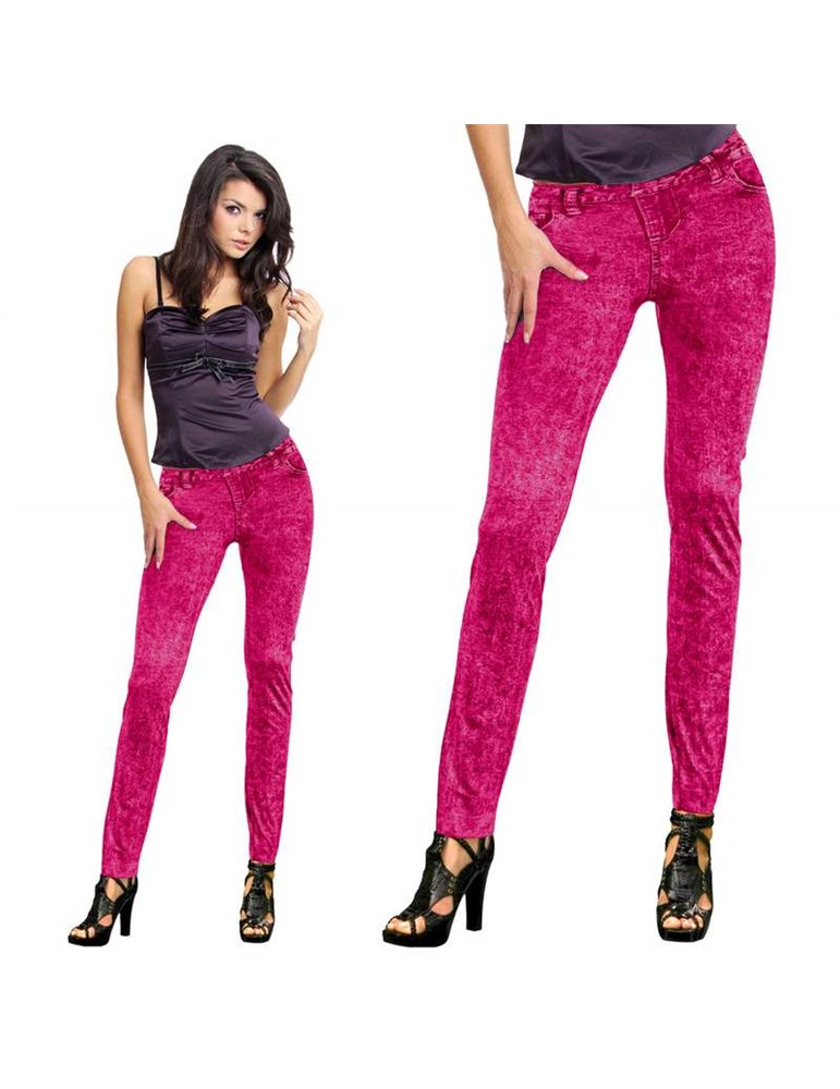 Jean Legging Neon Red