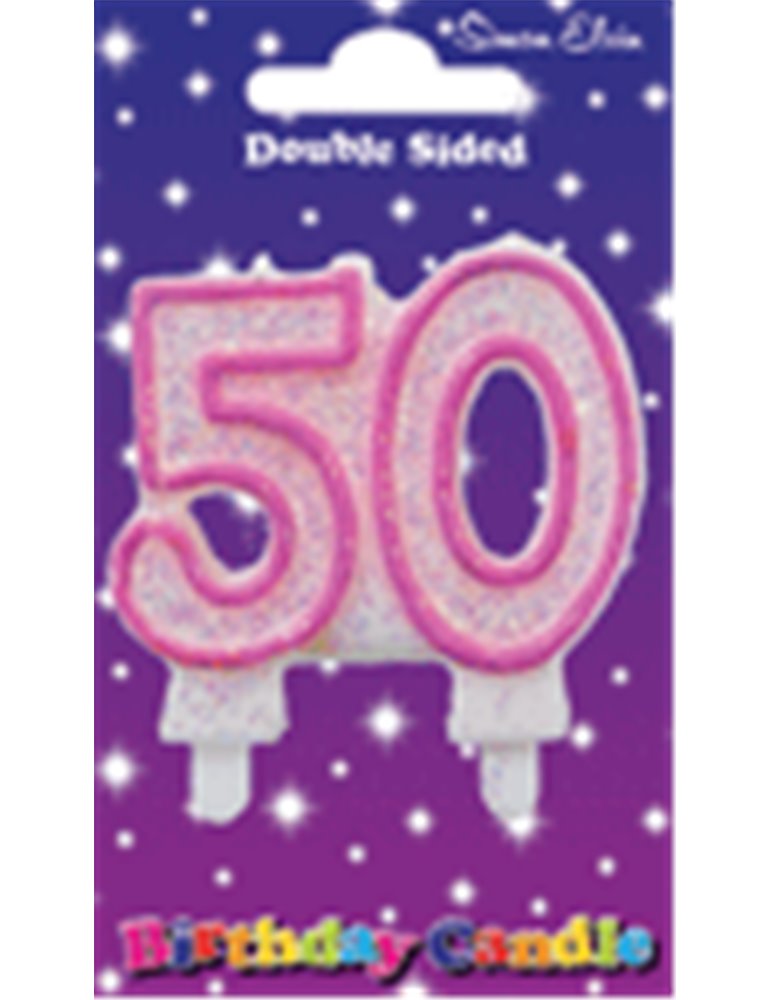 Candle Milestone  - Number 50 P