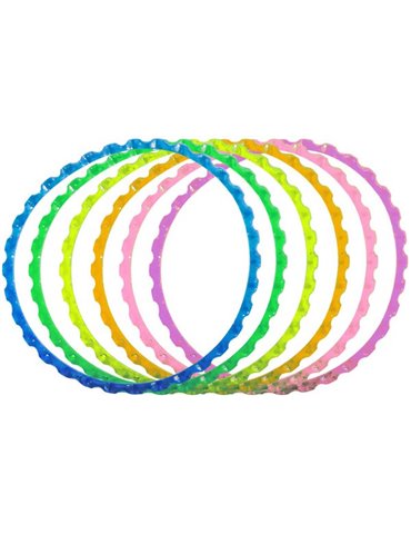 Party Favor - Clear Colour Bracelets pk6