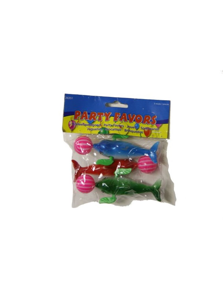 Party Favor - Bath Dolphins pk 3