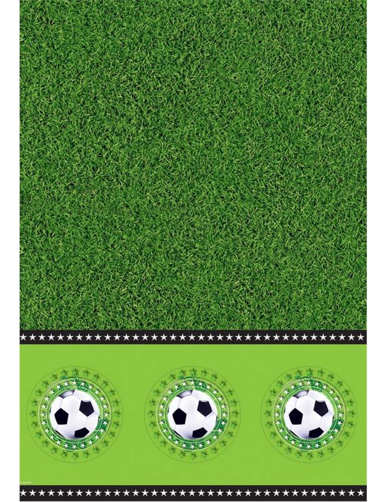 Football Party Table Cover 130 x 180cm