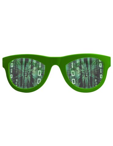 Party Glasses Matrix Lenses XXL