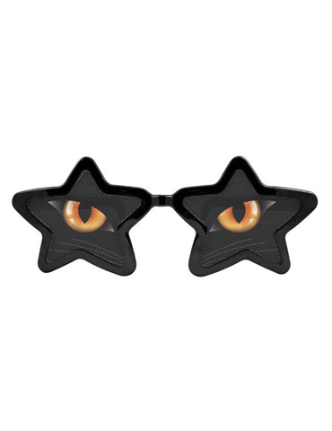 Party Glasses Cats Eyes Starshape XXL