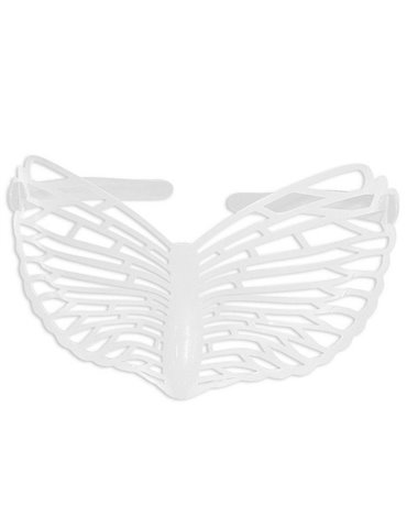 Party Glasses Shaped Butterfly White