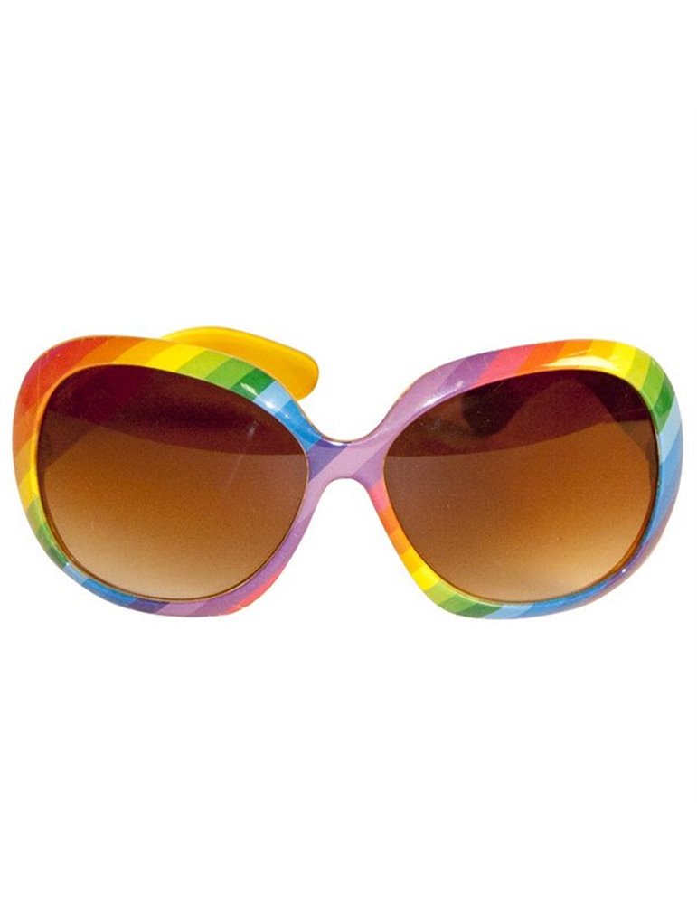 Party Glasses Rainbow Colours