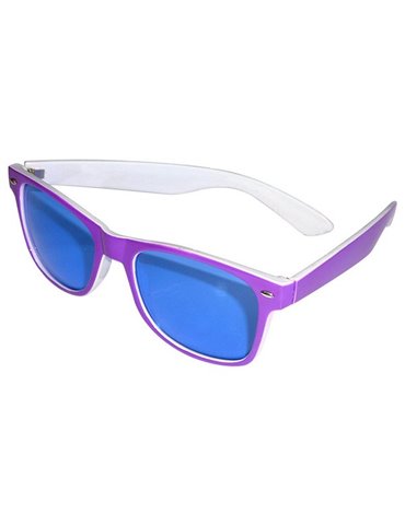 Party Glasses Blues Brothers Purple/Whit