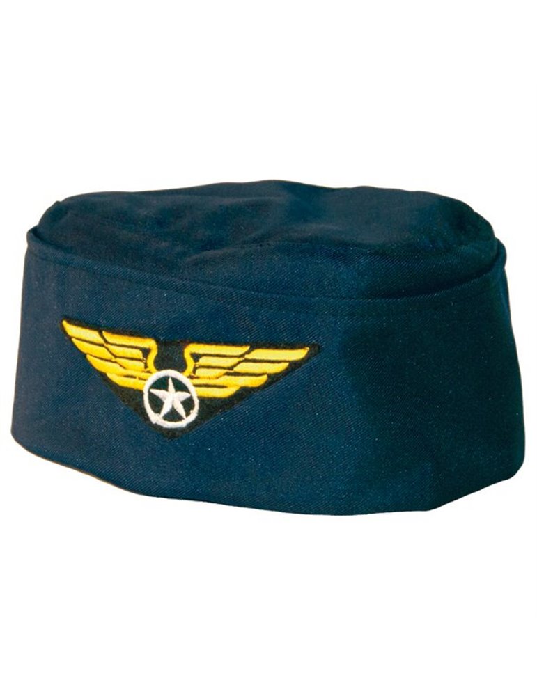 Hat Air Stewardess Cap Blue