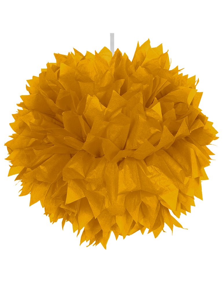 Decoration Pompom 30cm Gold Colour