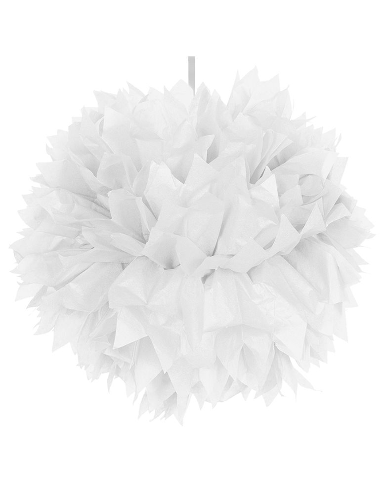 Decoration Pompom 30cm White Colour