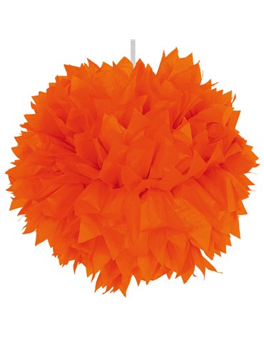 Decoration Pompom 30cm Orange Colour