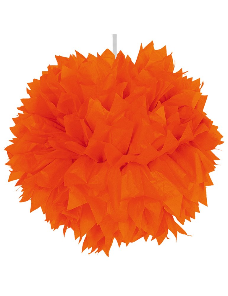 Decoration Pompom 30cm Orange Colour