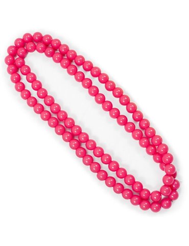 Party Accessory Necklace 100cm Neon Pink