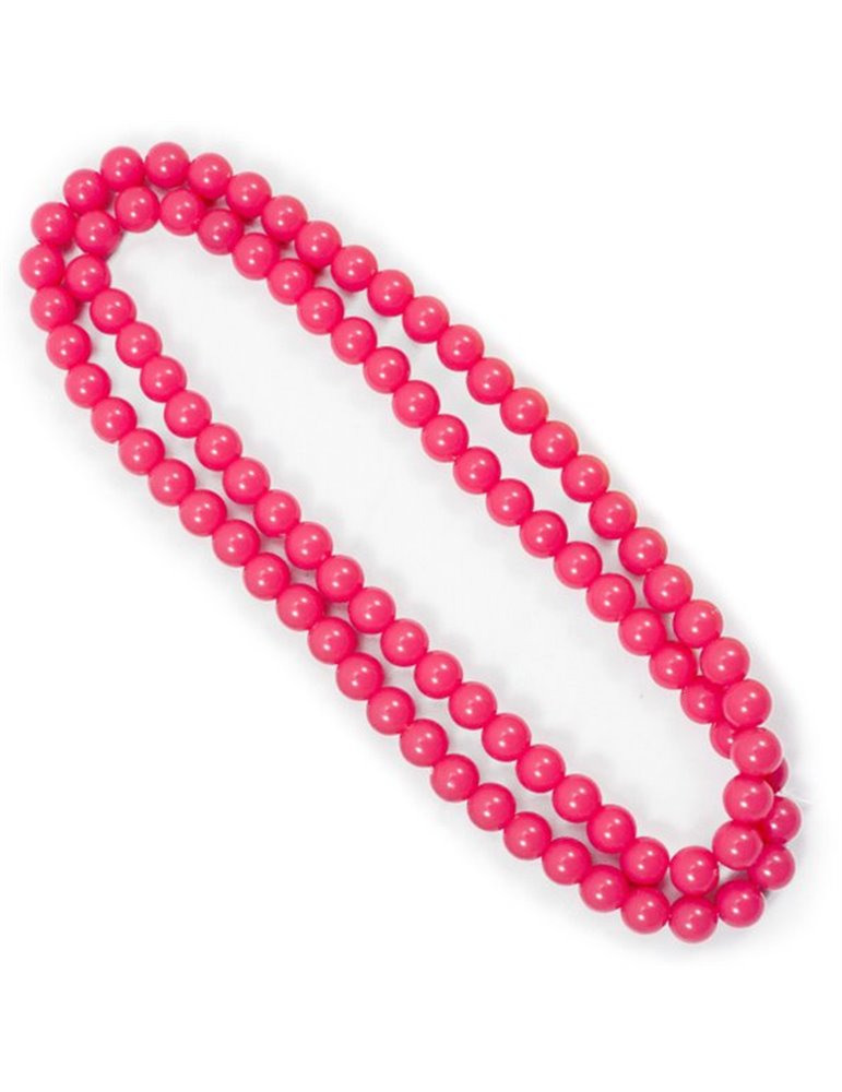 Party Accessory Necklace 100cm Neon Pink